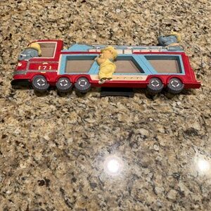 Fire Truck Animal Picture Frame 1.5 x 2.5